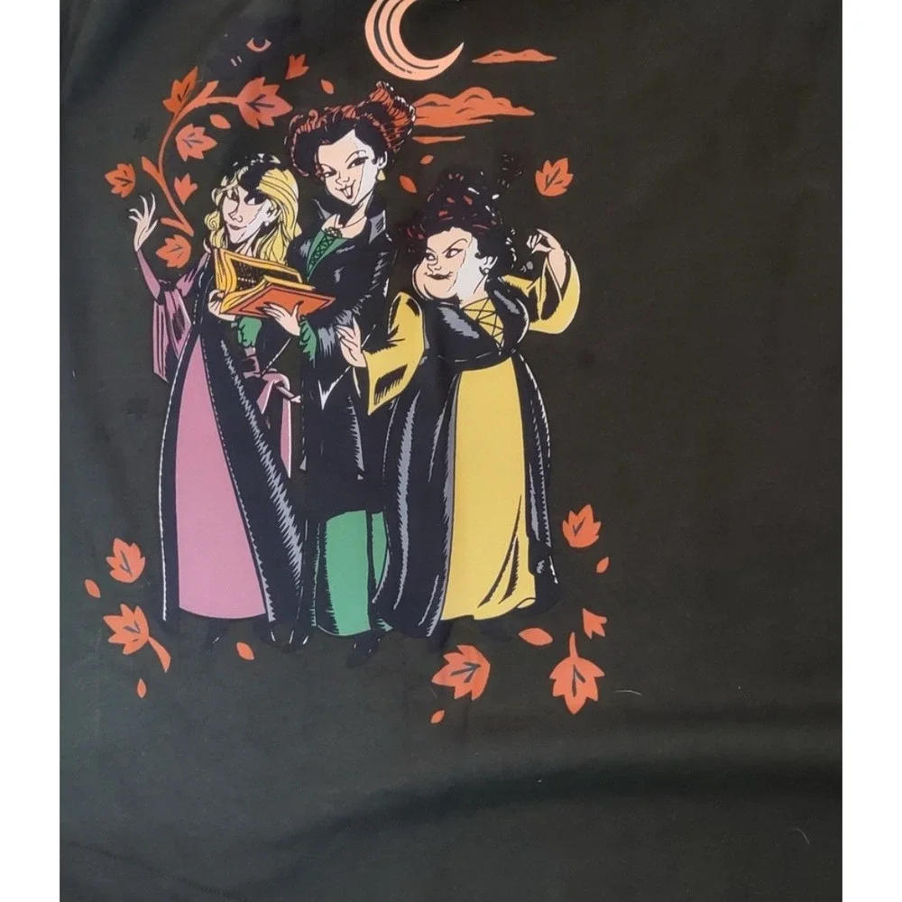 NEW Disney Hocus Pocus Spirit‎ Jersey Own Kind Of Magic Graphics Heavy Sz Lg